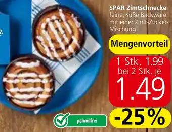 Strasser Markt SPAR Zimtschnecke Angebot