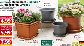 Norma Blumentopf Cilindro oder Pflanzgefäß Sydney Angebot