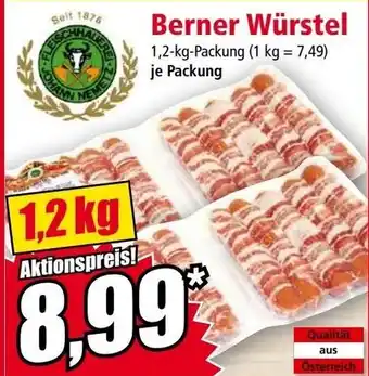 Norma Berner Würstel Angebot