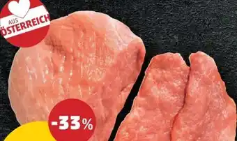 PENNY Schweinsschnitzelfleisch Angebot