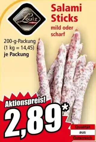 Norma Salami Sticks Angebot