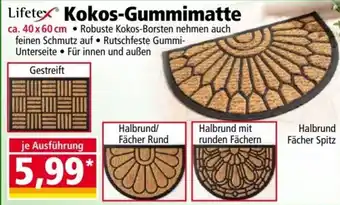 Norma Kokos-Gummimatte Angebot