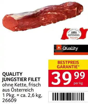 Transgourmet QUALITY JUNGSTIER FILET Angebot