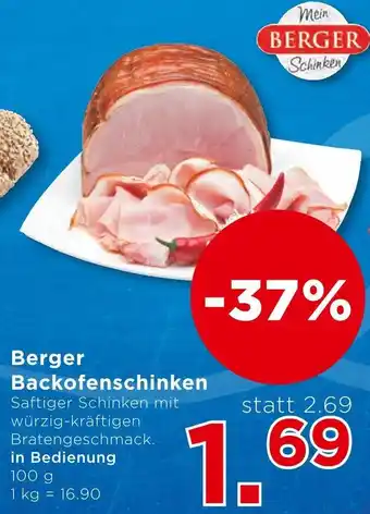 Unimarkt Berger Backofenschinken Angebot