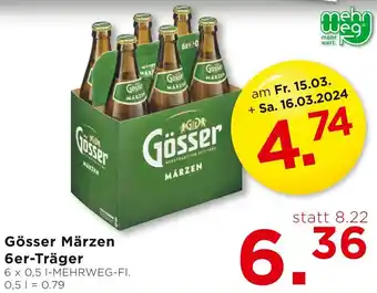 Unimarkt Gösser Märzen 6er-Träger Angebot