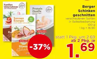 Unimarkt Berger Schinken geschnitten Angebot