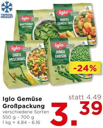 Unimarkt Iglo Gemüse Großpackung Angebot