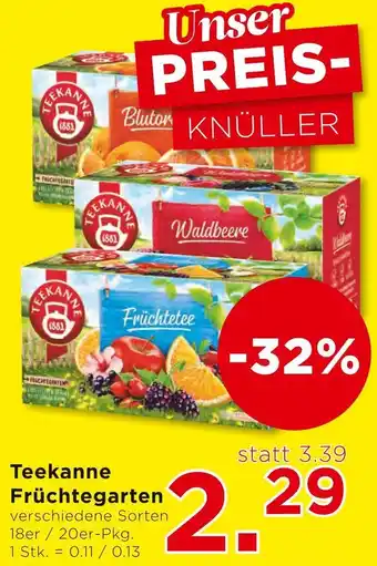 Unimarkt Teekanne Früchtegarten Angebot