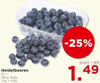 Unimarkt Heidelbeeren Angebot