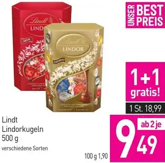 Sutterlüty Lindt Lindorkugeln 500 g Angebot