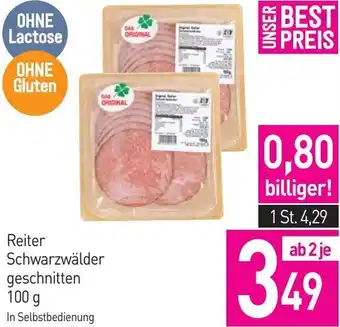 Sutterlüty Reiter Schwarzwälder geschnitten 100 g Angebot
