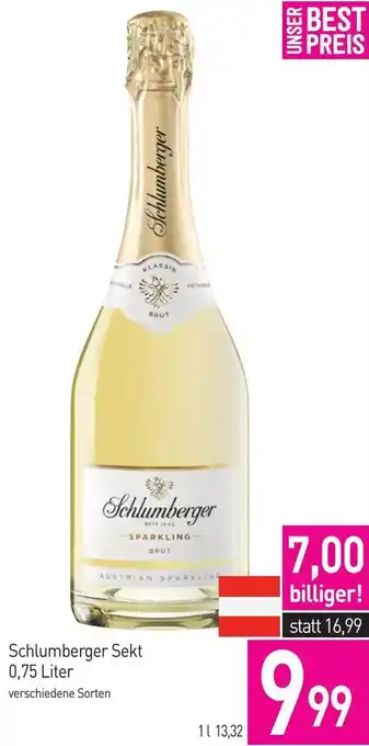 Sutterlüty Schlumberger Sekt 0,75 Liter Angebot