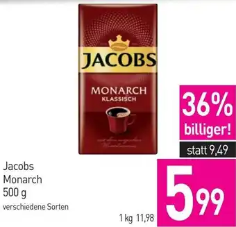 Sutterlüty Jacobs Monarch 500 g Angebot
