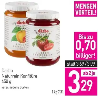 Sutterlüty Darbo Naturrein Konfitüre 450 g Angebot