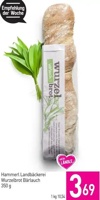 Sutterlüty Hammerl Landbäckerei Wurzelbrot Bärlauch 350 g Angebot