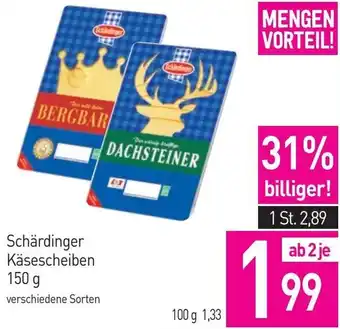 Sutterlüty Schärdinger Käsescheiben 150 g Angebot