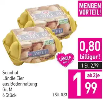 Sutterlüty Sennhof Ländle Eier aus Bodenhaltung Angebot