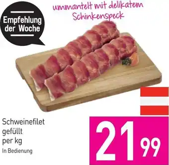 Sutterlüty Schweinefilet gefüllt per kg Angebot