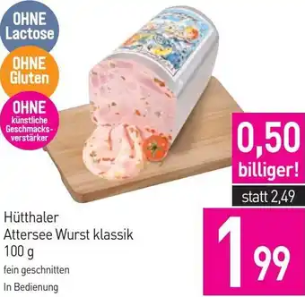 Sutterlüty Hütthaler Attersee Wurst klassik 100 g Angebot