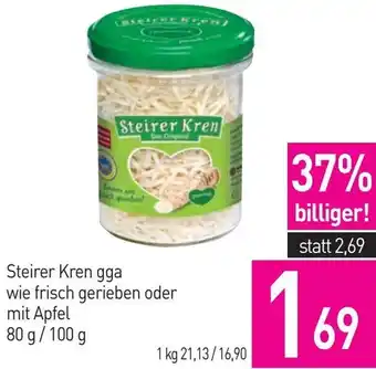Sutterlüty Steirer Kren gga wie frisch gerieben oder mit Apfel Angebot