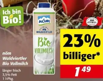Nah&Frisch nöm Waldviertler Bio Vollmilch Angebot