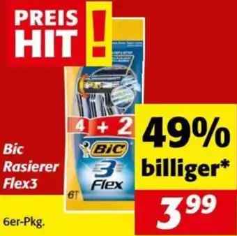 Nah&Frisch Bic Rasierer Flex3 Angebot