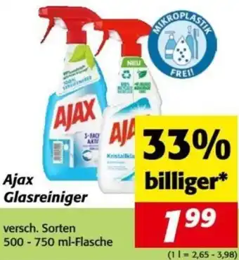 Nah&Frisch Ajax Glasreiniger Angebot