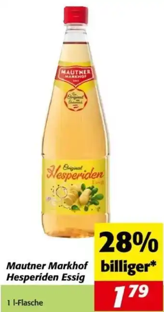 Nah&Frisch Mautner Markhof Hesperiden Essig Angebot