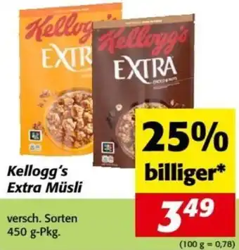 Nah&Frisch Kellogg's Extra Müsli Angebot