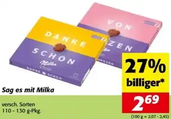Nah&Frisch Sag es mit Milka Angebot