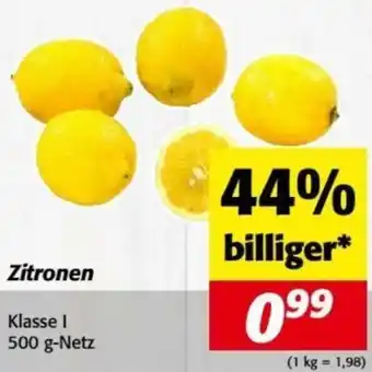 Nah&Frisch Zitronen Angebot