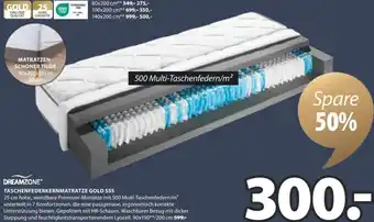 JYSK TASCHENFEDERKERNMATRATZE GOLD S55 Angebot