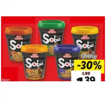 Lidl Nissin Soba Cup versch. Sorten Lidl 1 Becher Angebot