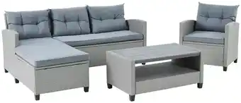 Möbelix Beldano Loungegarnitur „Alicante“ 1694004801 Möbelix 1 Set Angebot