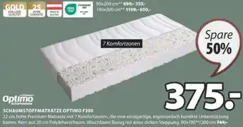 JYSK SCHAUMSTOFFMATRATZE OPTIMO F300 Angebot
