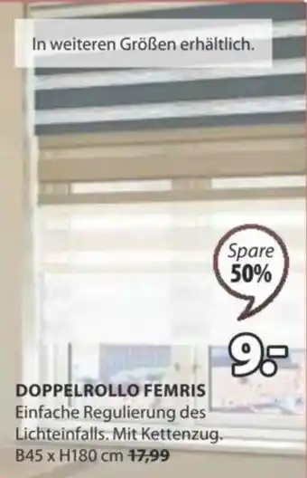 JYSK DOPPELROLLO FEMRIS Angebot
