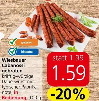 Spar Wiesbauer Cabanossi gebraten Angebot
