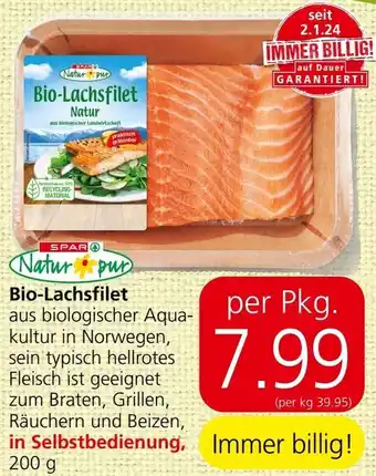 Spar Bio-Lachsfilet Angebot