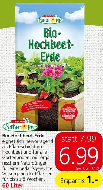 Spar Bio- Hochbeet- Erde Angebot