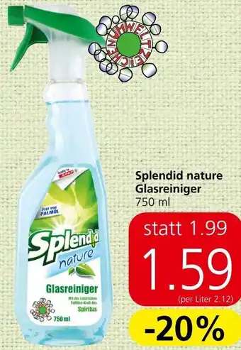 Spar Splendid nature Glasreiniger Angebot