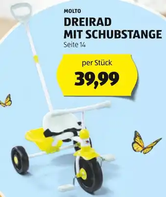 Hofer DREIRAD MIT SCHUBSTANGE Angebot