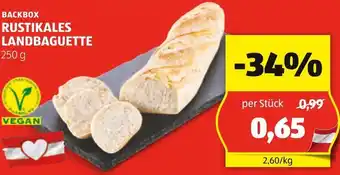 Hofer BACKBOX RUSTIKALES LANDBAGUETTE Angebot
