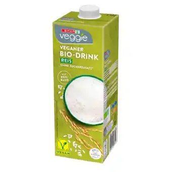 Spar Spar Veggie veganer Bio-Reisdrink SPAR 1 Liter 1 Packung Angebot
