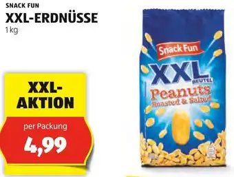 Hofer SNACK FUN XXL-ERDNÜSSE Angebot