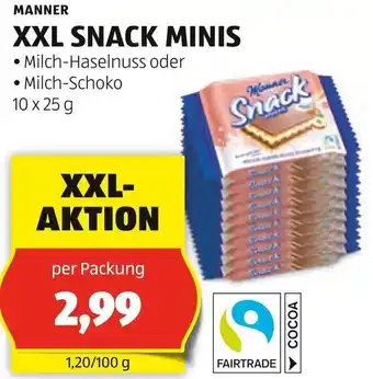 Hofer MANNER XXL SNACK MINIS Angebot