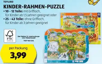 Hofer TOYLINO KINDER-RAHMEN-PUZZLE Angebot