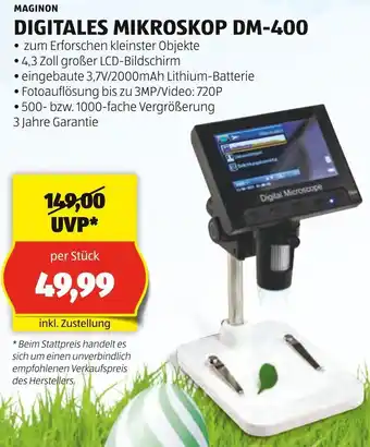 Hofer MAGINON DIGITALES MIKROSKOP DM-400 Angebot