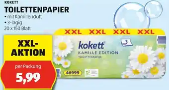 Hofer KOKETT TOILETTENPAPIER Angebot