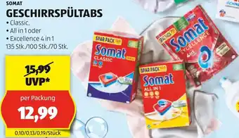 Hofer SOMAT GESCHIRRSPÜLTABS Angebot