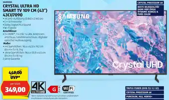 Hofer CRYSTAL ULTRA HD SMART TV 109 CM (43") 43CU7090 Angebot